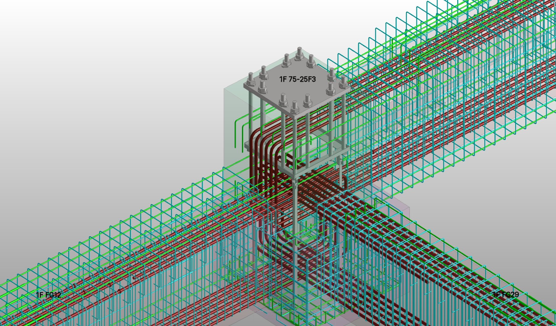 Ví dụ mô hình cốt thép BuilderHub-R