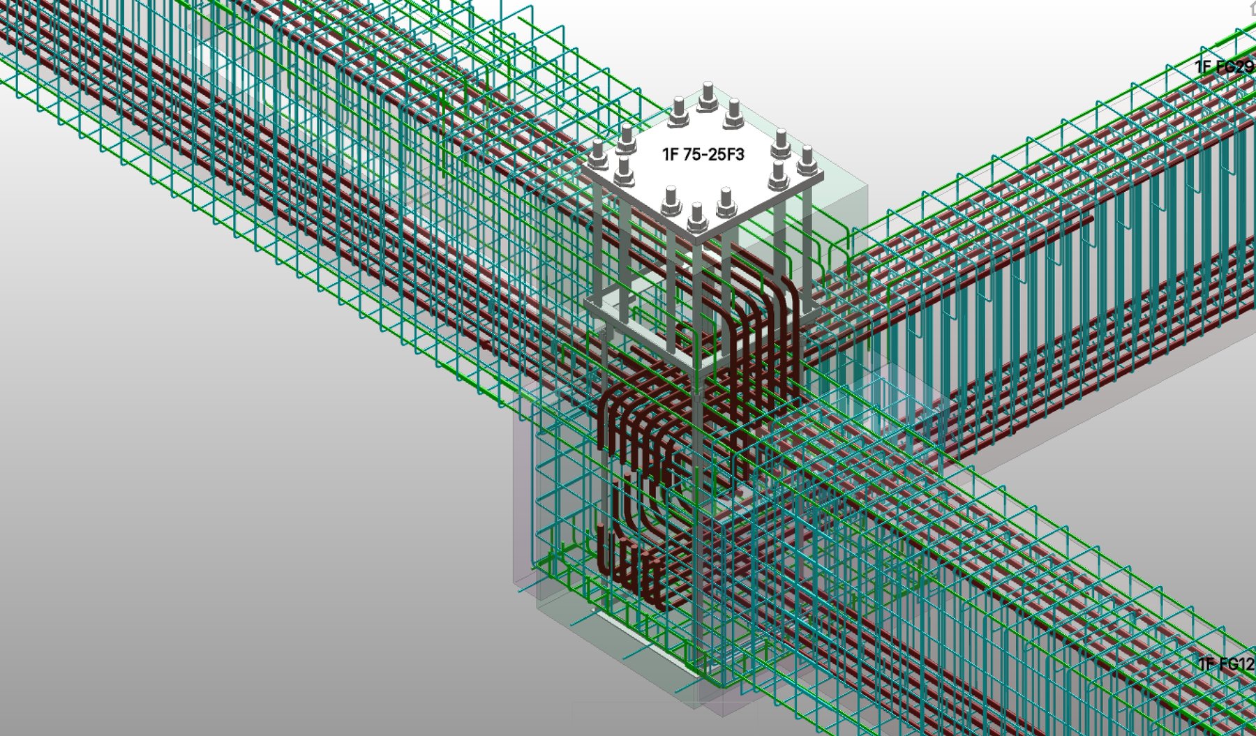 Ví dụ mô hình cốt thép BuilderHub-R