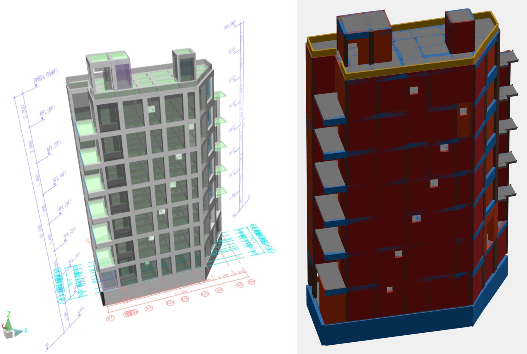 Mô hình kết cấu (ST-Bridge, SS7 CSV hoặc 2D CAD)
