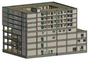 Revit 모델 (배근정보를 보유한 BIM 모델)